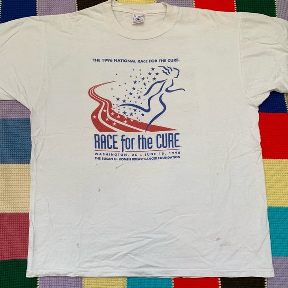 Vintage 1996 Washington DC Race Single Stitch Tee Running 90s American F… - Picture 6 of 16